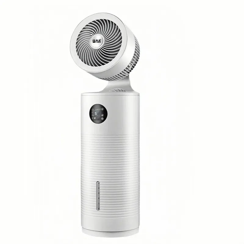 8-Shaped DC Electric Desk Fan Air Cooling Purifier App-Controlled Remote Control Timer Energy Efficient