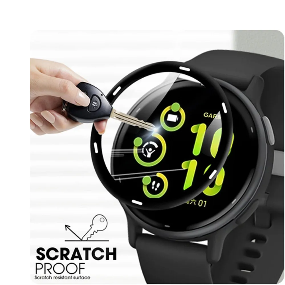 Защитная пленка для экрана 3D PMMA, полное покрытие и прозрачная мягкая пленка из HD ТПУ для Garmin Vivoactive 5, защитная пленка для экрана умных часов