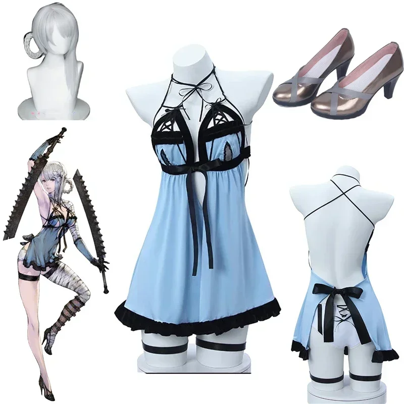 2025 NieR RepliCant Kaine Cosplay Costumes Adult Women Sexy Dress Suit Women Swimsuit Halloween Party Costume Wig 2021 New