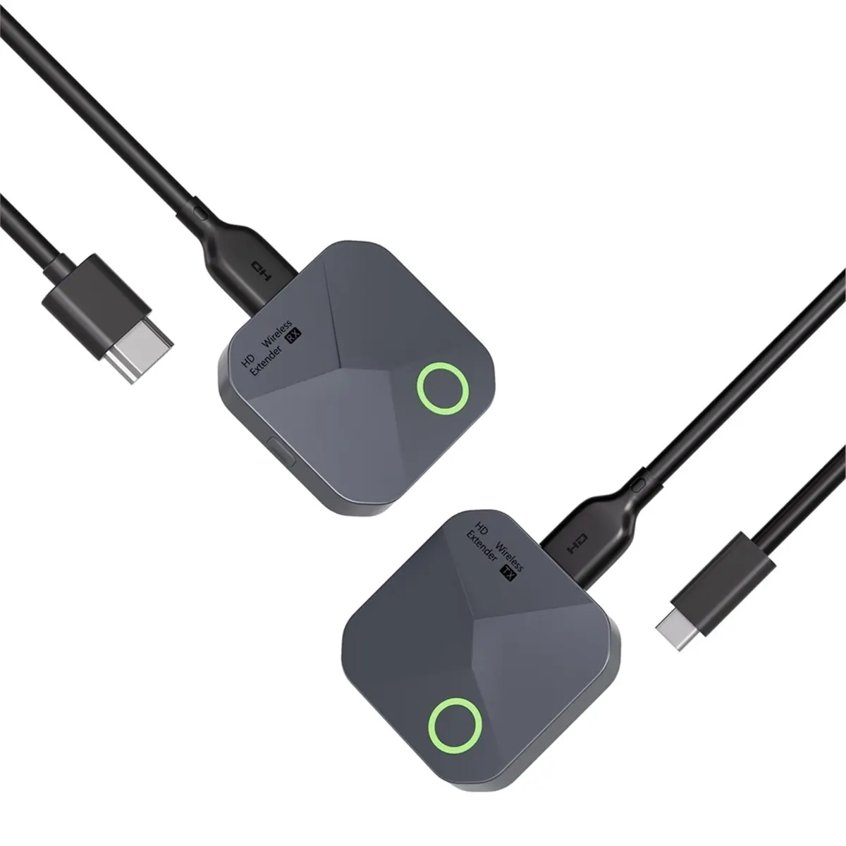 [Day Sale] 50M -Compatible Wireless Video Transmitter Screen Mirroring Dongle 1080P HD Wireless Image Transmission Extender