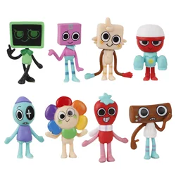 8pcs/set Cartoon Anime Figure PVC Collection Model Cute Doll Toys
