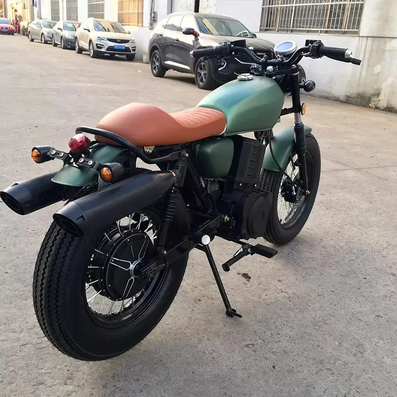 Pengontrol Kecepatan Sepeda Motor Listrik Bertenaga Gaya Baru 2025 Cafe Racer Sepeda Motor Offroad