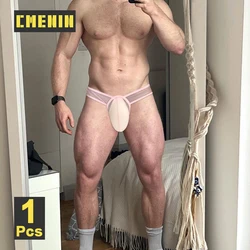 CMENIN Ultra-thin Sexy Men Panties Breathable Mesh Summer Man Underpants Large Crotch Pouch Men's Briefs Slips Gay Men Underwear