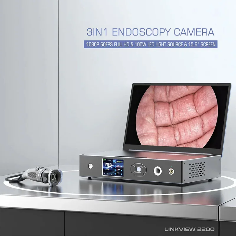 

15.6 Inch Portable Full HD 1080P Medical Endoscopy Camera with Monitor and 100W Light Source