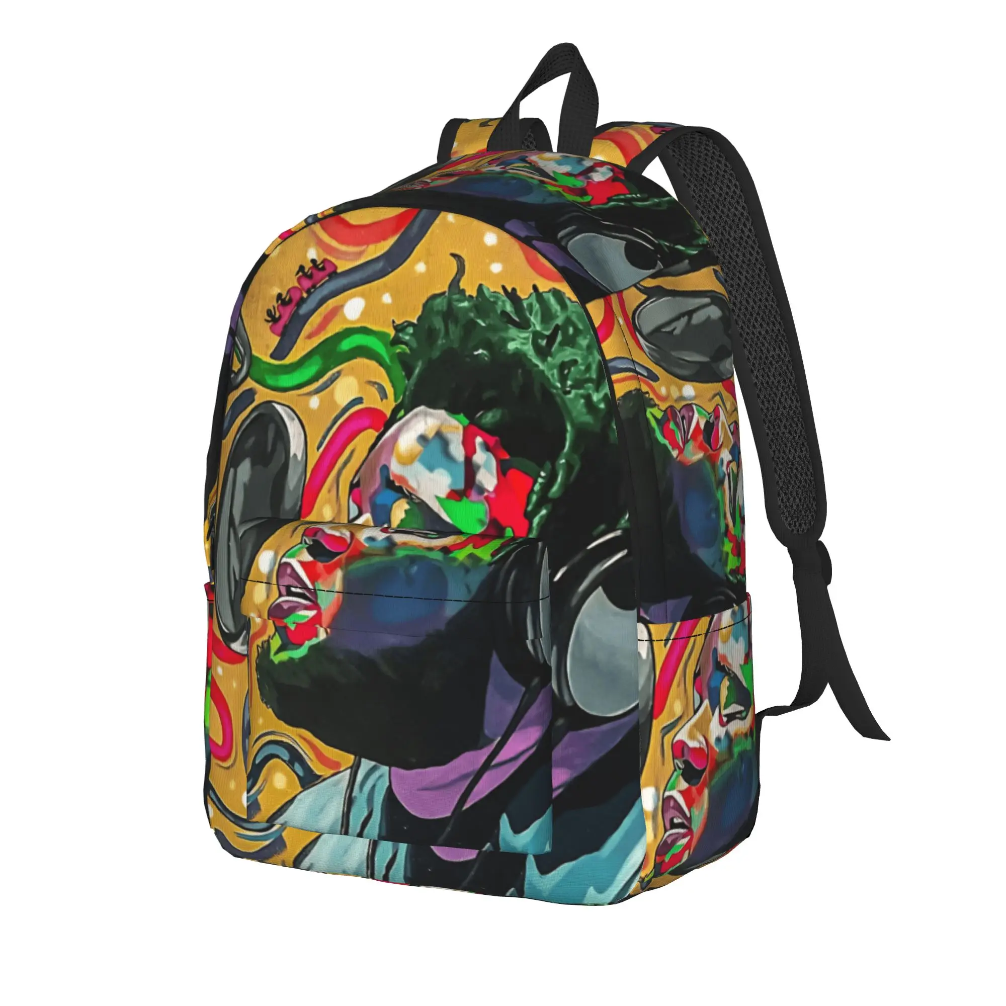 Beautiful Mind Albums Covers Rod Wave Backpack  Workout Backpacks Unisex Elegant School Bags Custom Print Rucksack