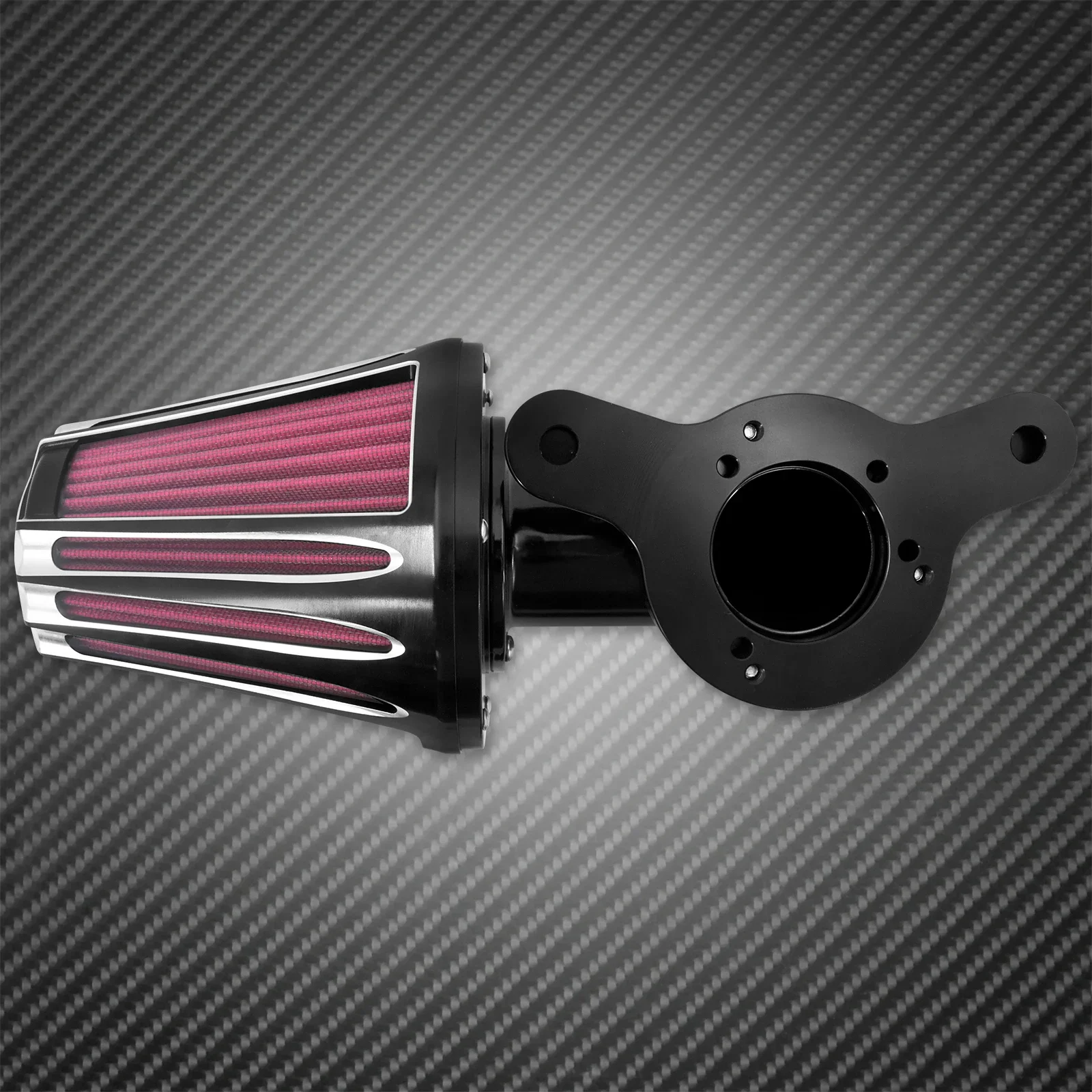 Motorcycle Air Cleaner Intake Filter For Harley Dyna Heritage Softail Touring Fat Bob FXDF Road Electra Glide FLHT FLHR Fatboy