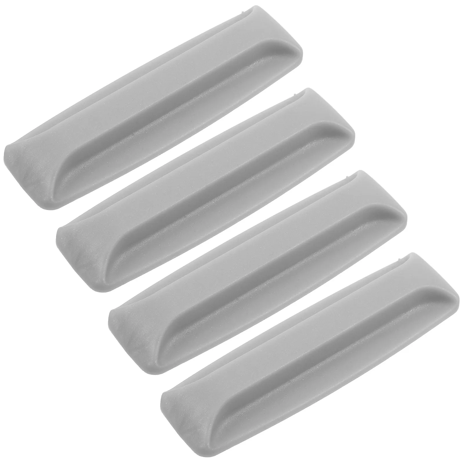 Self Adhesive Cabinet Handles 2 Pairs Removable Door Pulls for Fridge Glass Shower Cupboard Sliding Closet