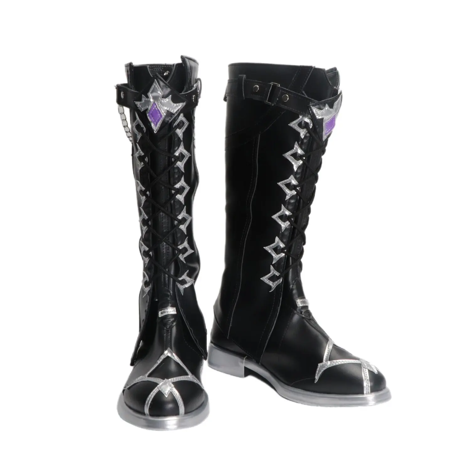 genshin-impact-flins-cosplay-shoes-black-boots-custom-made-any-size