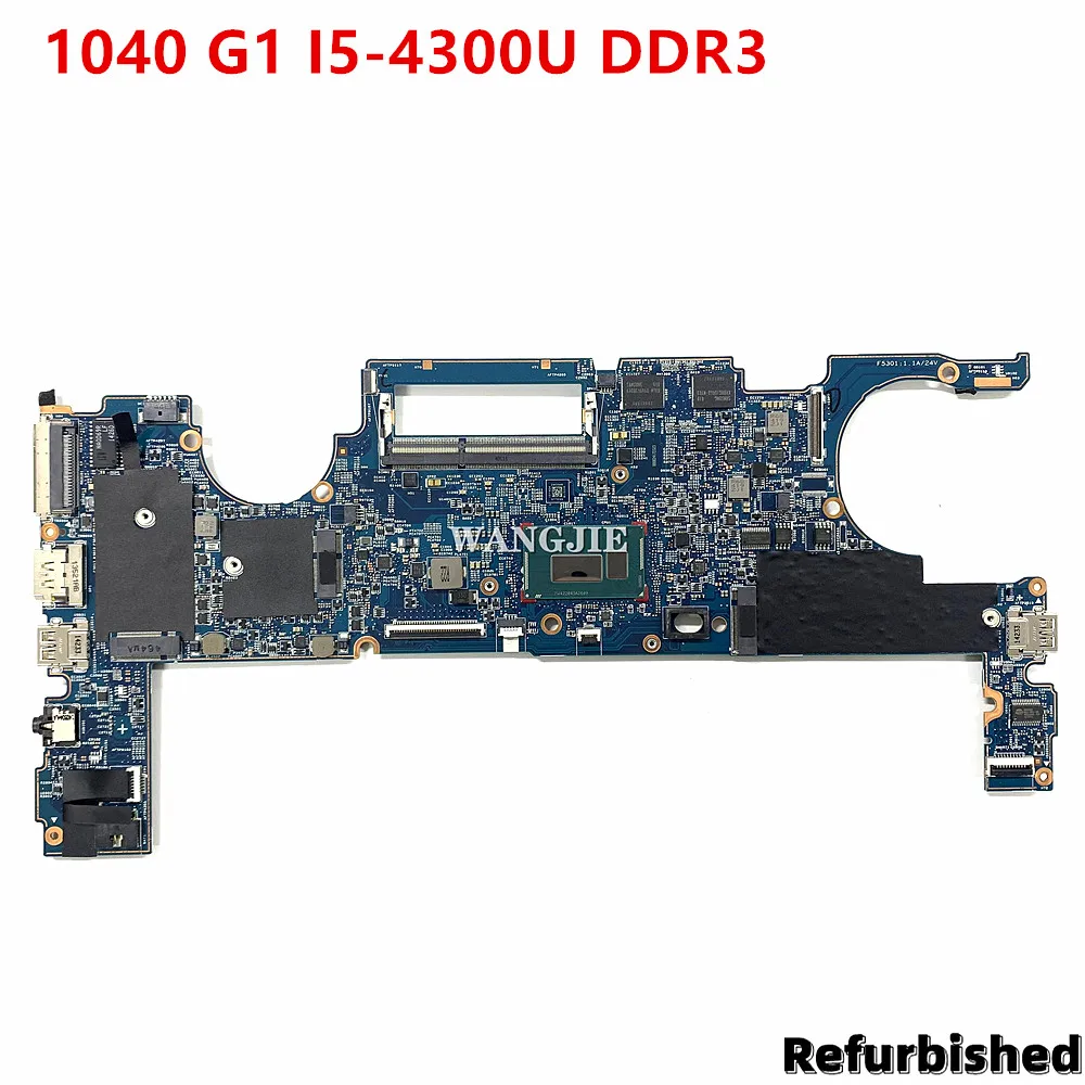 

Refurbished 739580-001 739580-501 Laptop Motherboard i5-4300U CPU 12295-2 48.4LU01.021 For HP EliteBook Folio 1040 G1 739580-601