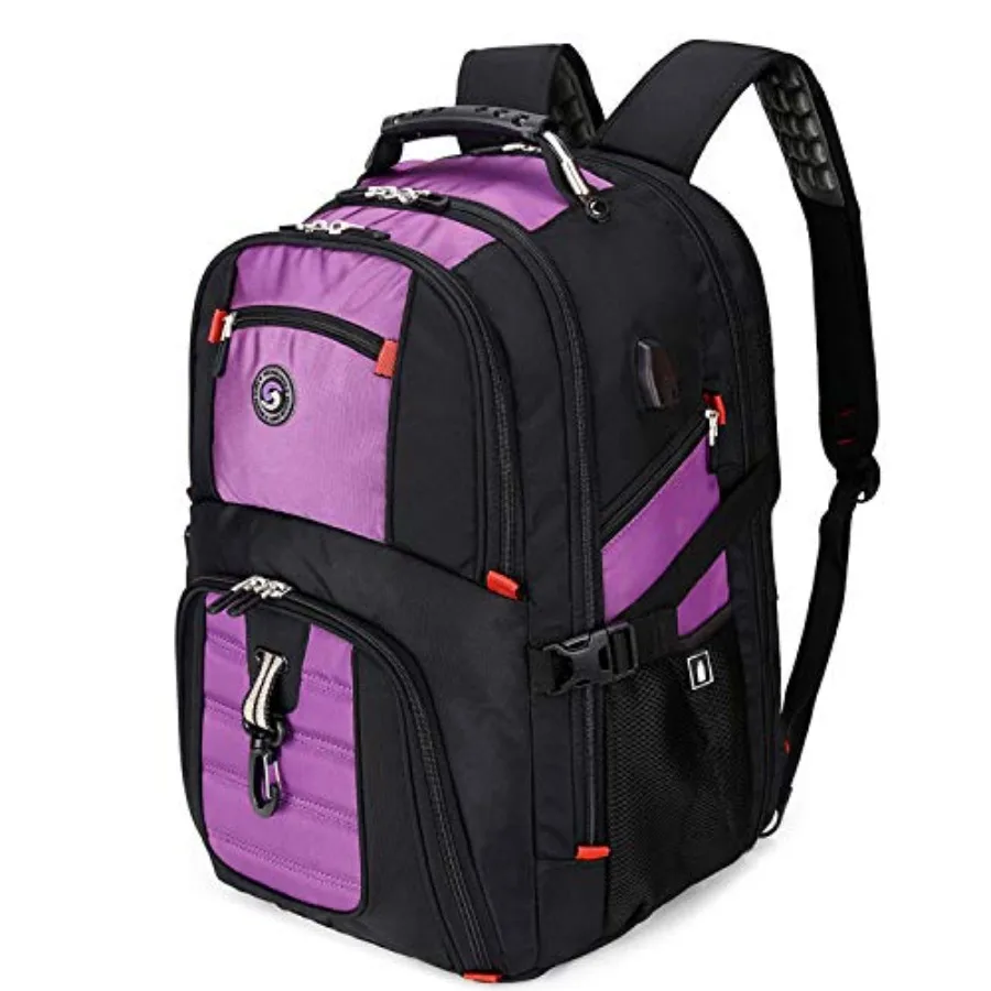 

Extra Large 50L Travel Laptop Backpack with combination lock College High School Backpack Airline Approved Business Work Bag Fi