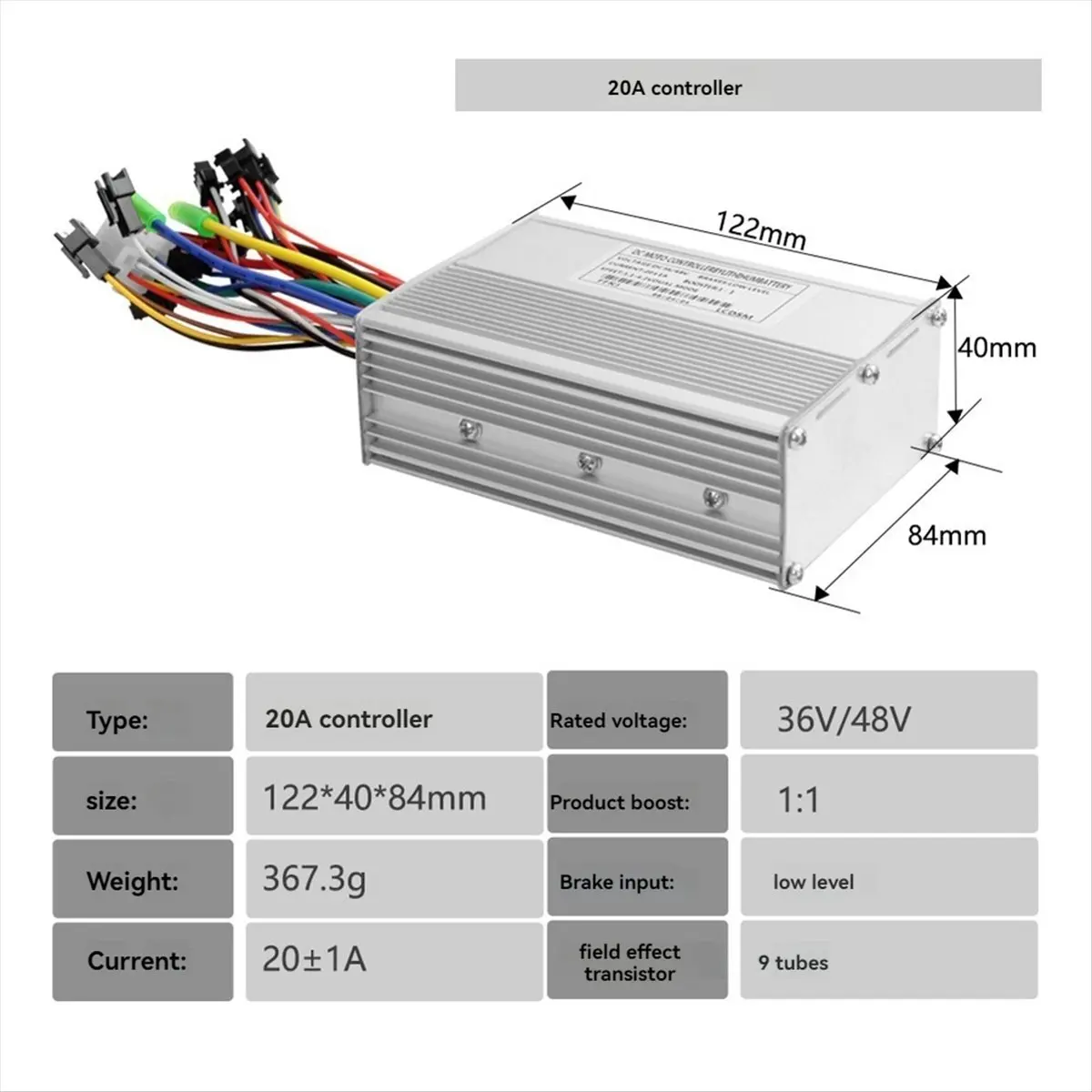 CH◆☆§S966 Electric Bike LCD Display Dashboard SM5+2PIN+20A 36V/48V Sine Wave Controller for Mountain Bike Modification Kit~HOT S