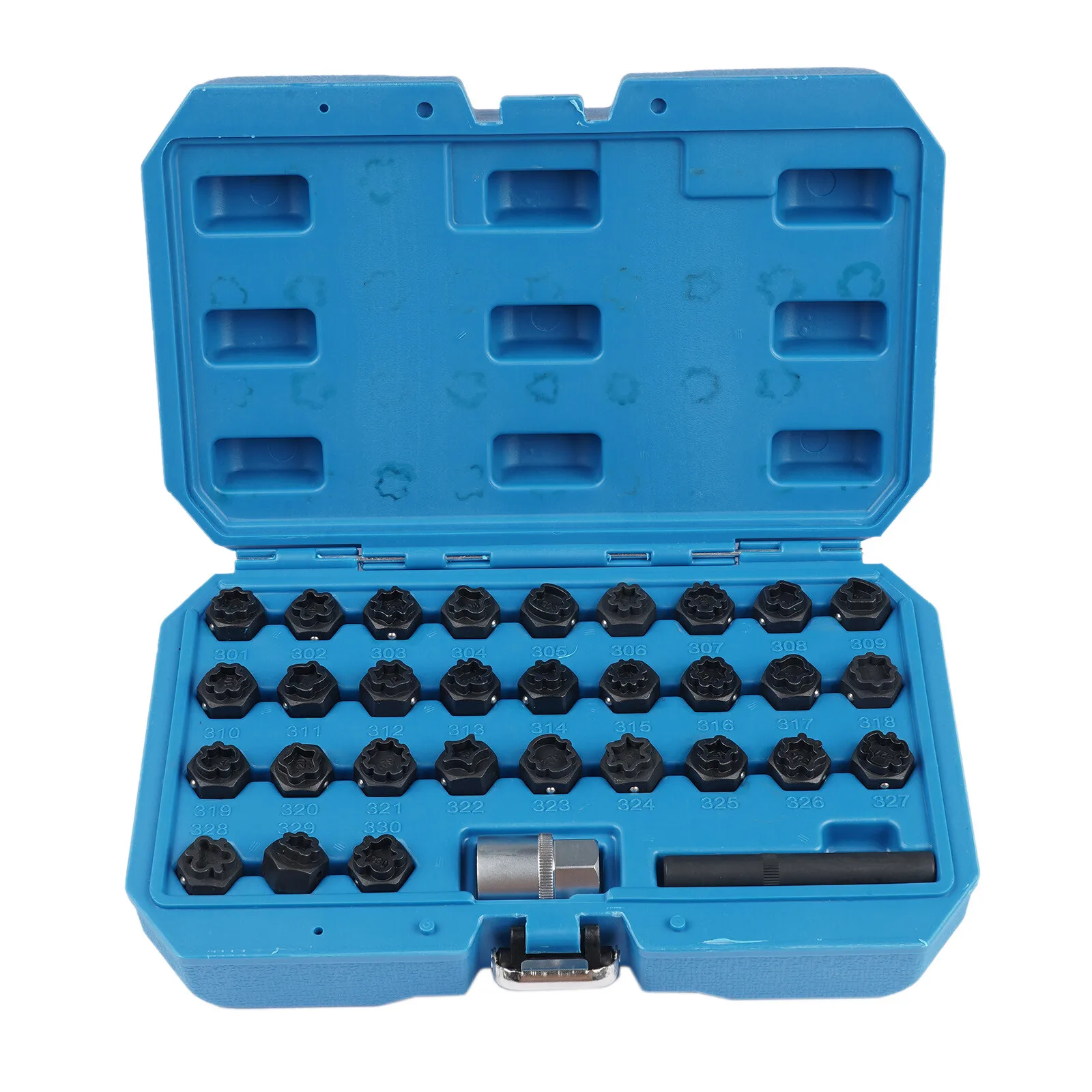 

AP02 32Pcs Wheel Lock Key Set Wheel Lock Lug Nut Removal Kit Removing and Locking for Mercedes 301 330