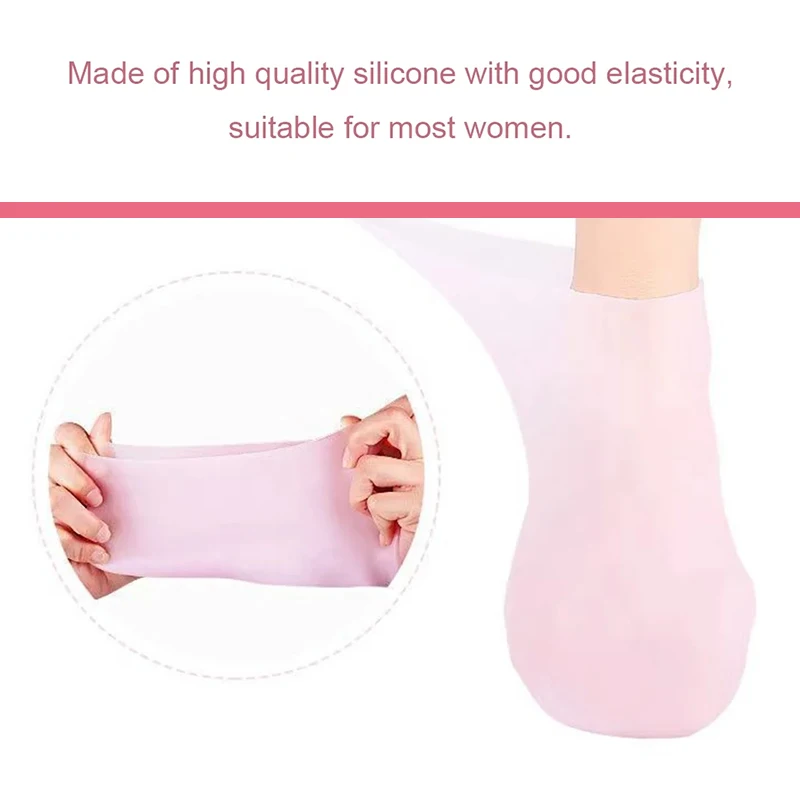 Chaussettes et gants de soins des pieds et des mains, gel de silicone, fréquence anti-Contation sèche, élimination de la peau, protecteur, outils hydratants pour les pieds, instituts oto
