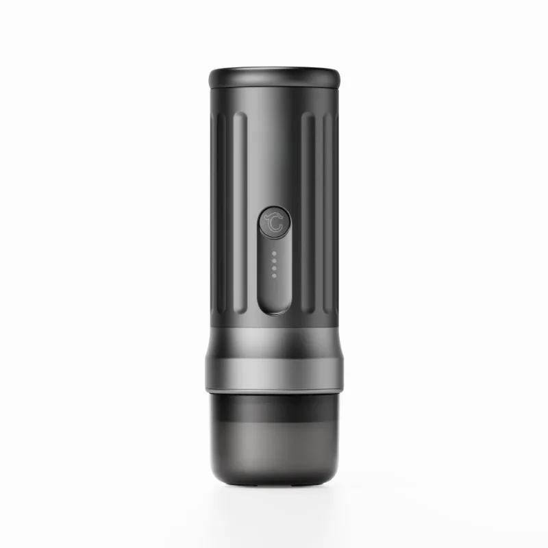 Portable Self-Heating USB Espresso Machine App-Controlled Car Coffee Maker Compatible Ground Coffee Capsules for Household RV