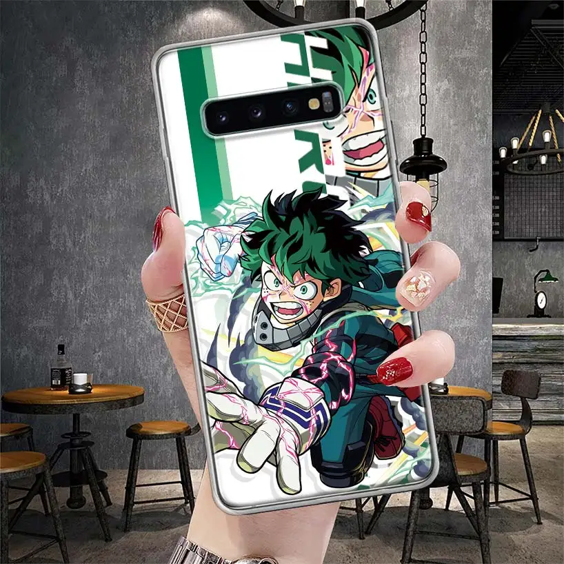 私のヒーローの携帯電話ケース,ソフトカバーシェル,mha art,Samsung Galaxy s21,s20 e,s22,s23,s24 ultra,s10 plus,s9,s8,s10e