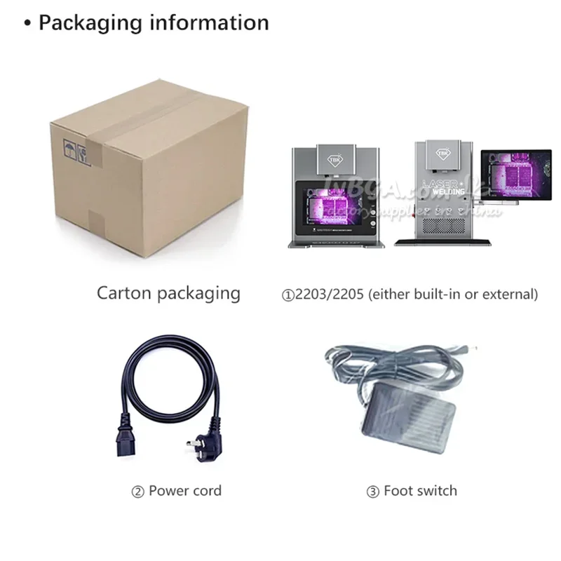 

LY TBK R2203 R2205 Intelligent Infrared Thermal Laser Desoldering BGA Rework Station Welder 10 Inches 45W Temperature 50-450 °C