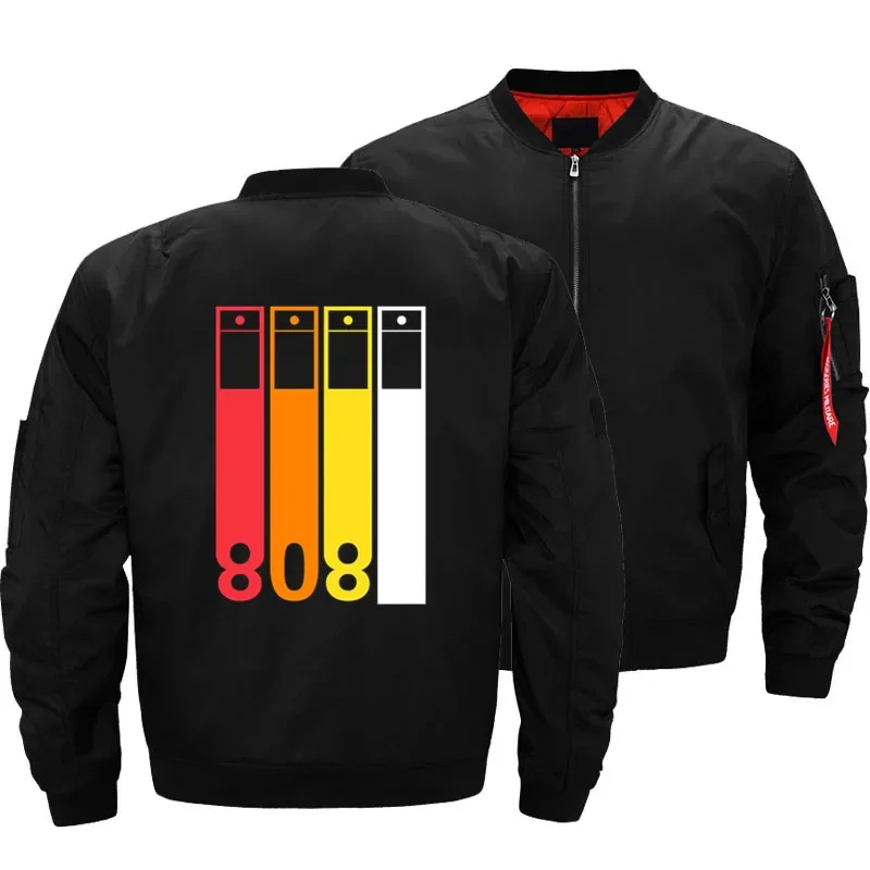 

winter thick Roland TR 808 Drum Machine Jacket Mens Ma-1 Air Pilot Flight Military Motorcycle Bomber Jackets Coat Plus Size 5XL