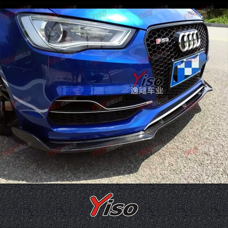 For 2015 Audi S3 modified RS3 front surround S3 modified carbon fiber front lip front shovel Audi S3 modified small surround Fro