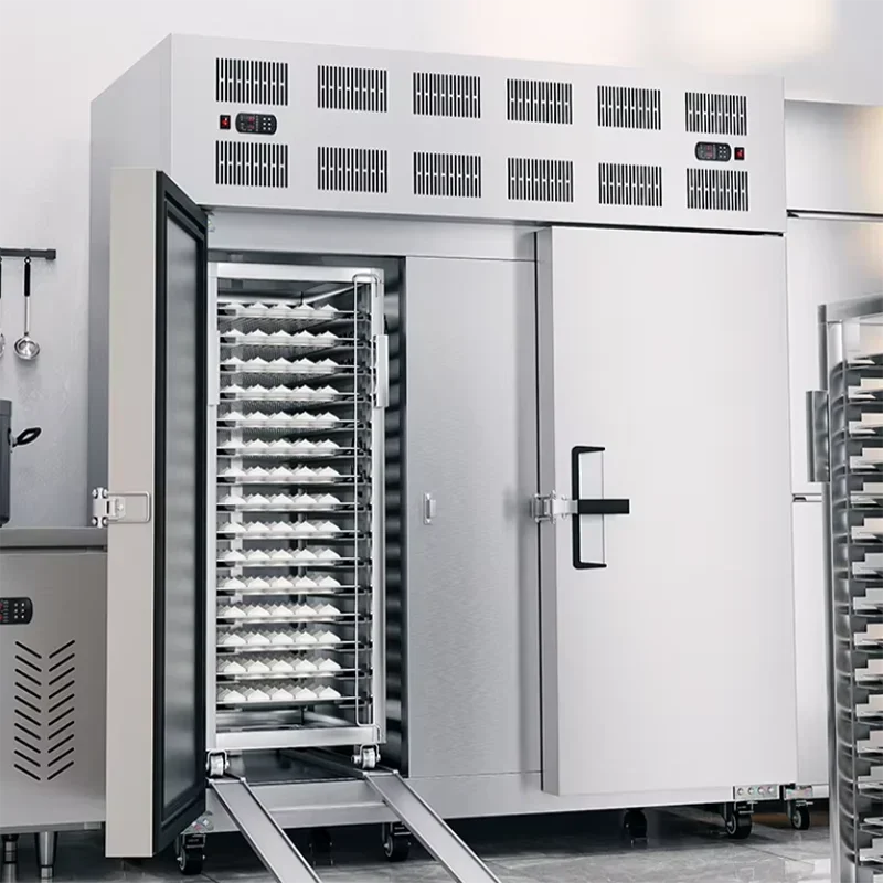 Commercial Kitchen Fast Deep Chiller With Trolley 40 Trays  -45 Degree Large Blast Freezer Single-Temperature