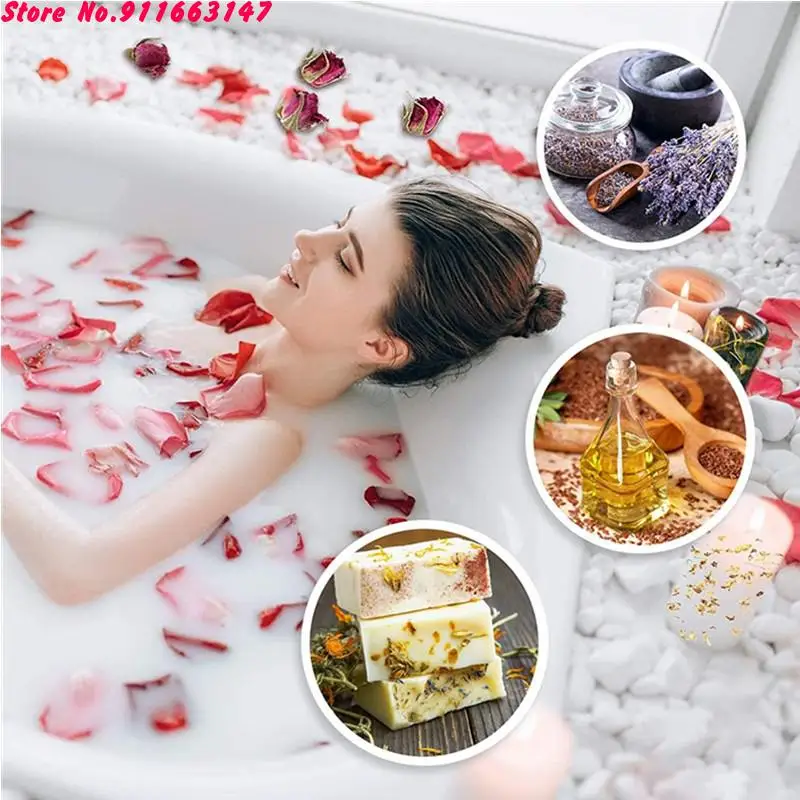 Fragrant Natural Dried Rose Peony Flower Petal For Bathing Soaking Soap Diy Resin Jewelry Wedding Candle Perfume Making