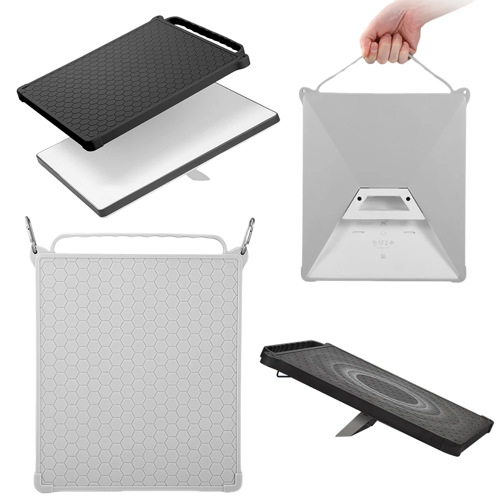 Per Starlink Mini Custodia protettiva in silicone antiscivolo lavabile con moschettone per Starlink Mini Satellite Dish Sleeve