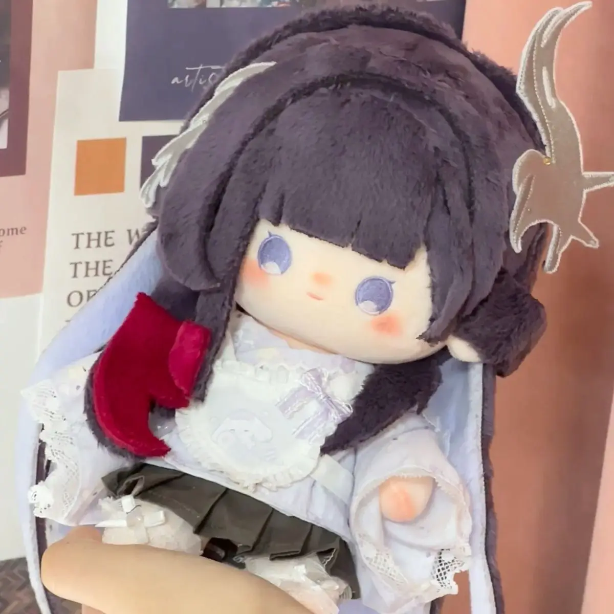 ตุ๊กตาอนิเมะ Honkai: Star Rail ฮิซิลินส์ ขนาด 20 ซม. พร้อมโครงกระดูก ตุ๊กตาคอสเพลย์น่ารัก หูใหญ่ เหมาะสำหรับเป็นของขวัญในเทศกาลต่างๆ ให้เพื่อนๆ