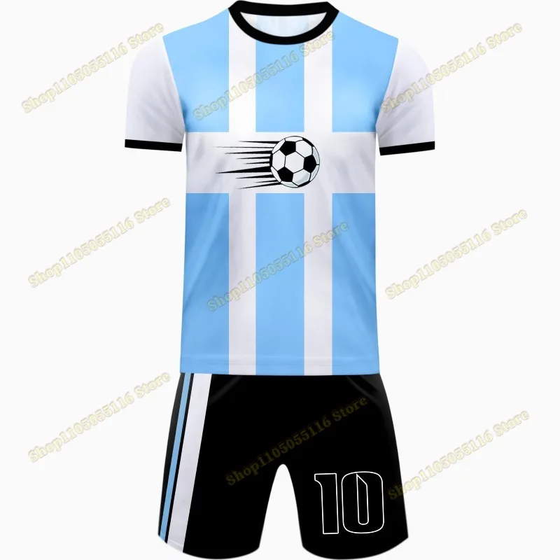 

Boys Soccer Jerseys Kids Jersey Outfits Youth Football Training Uniform Fans Basketball Sport Short Set