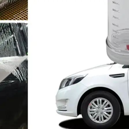 

Распылитель жидкой пены, 100 мл, регулируемый распылитель мыльной пены 4500PSI с быстроразъемным разъемом 1/4 дюйма, горшок для водяной пены для автомойки