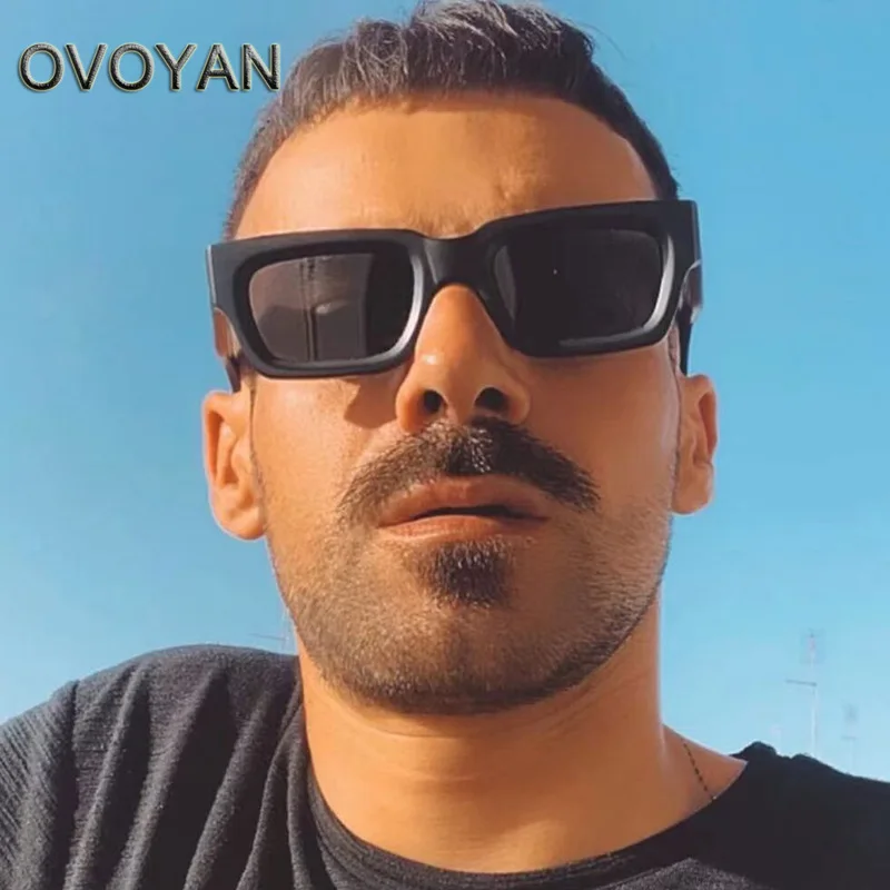 

OVOYAN Square Vintage Sunglasses Men Small Frame Luxury Glasses Men/Women 2023 High Quality Eyewear Lentes De Sol Mujer UV400