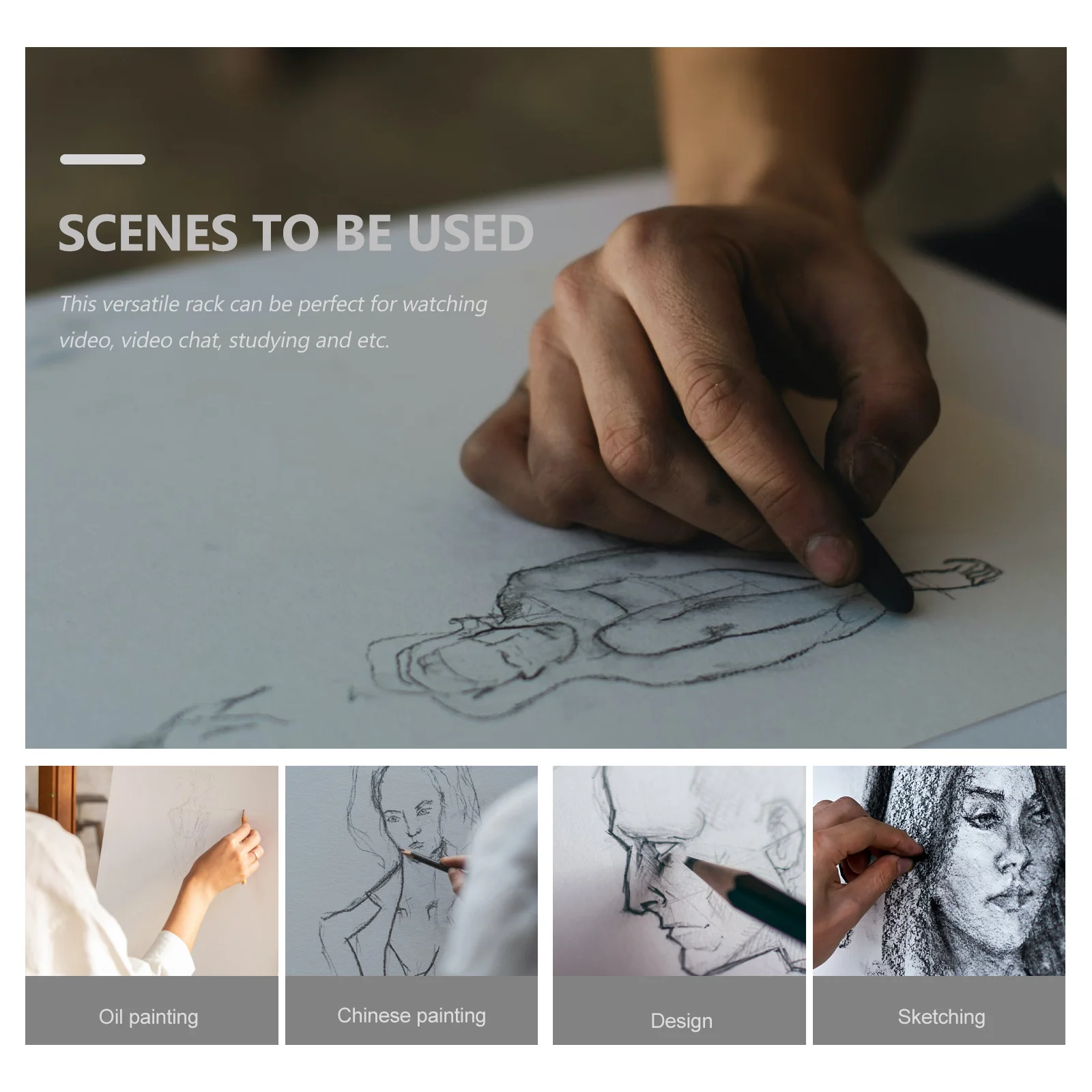 6 pezzi bastoncini di carbone compresso bacchette quadrate per schizzi per disegnare ombreggiatura forniture artistiche bastoncini di carbone nero schizzo bar pittura