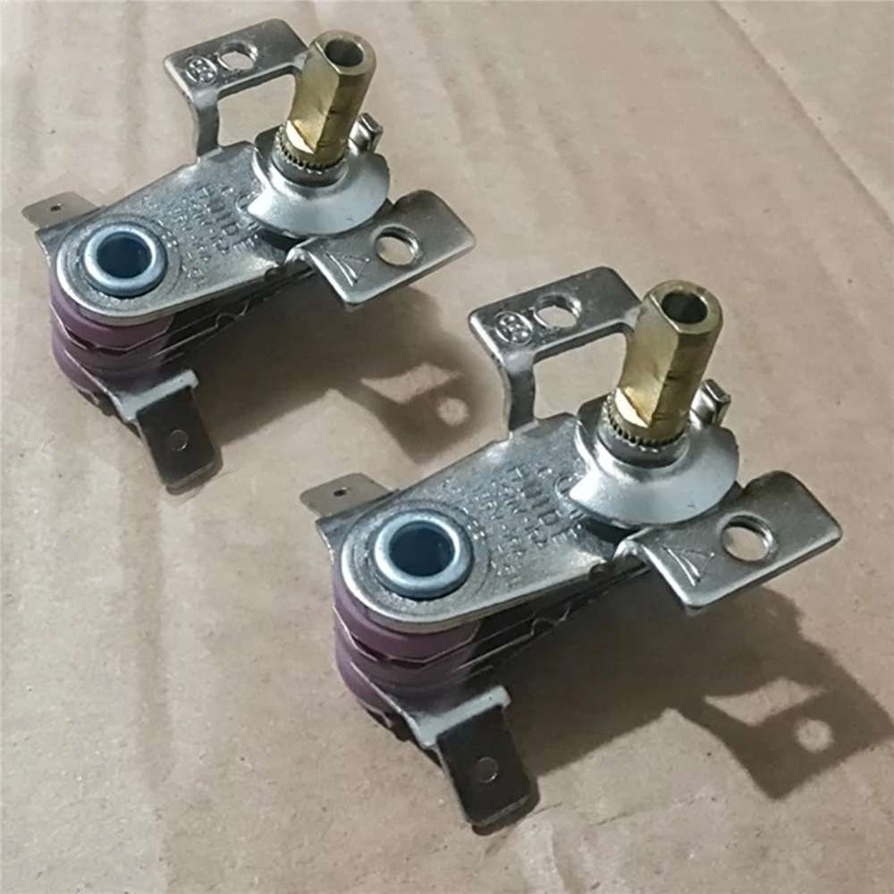 2PCS 250V 16A Thermostat 100-250Degree Regulator Switch KST-168 For Electric Oven Replacement Temp Controller