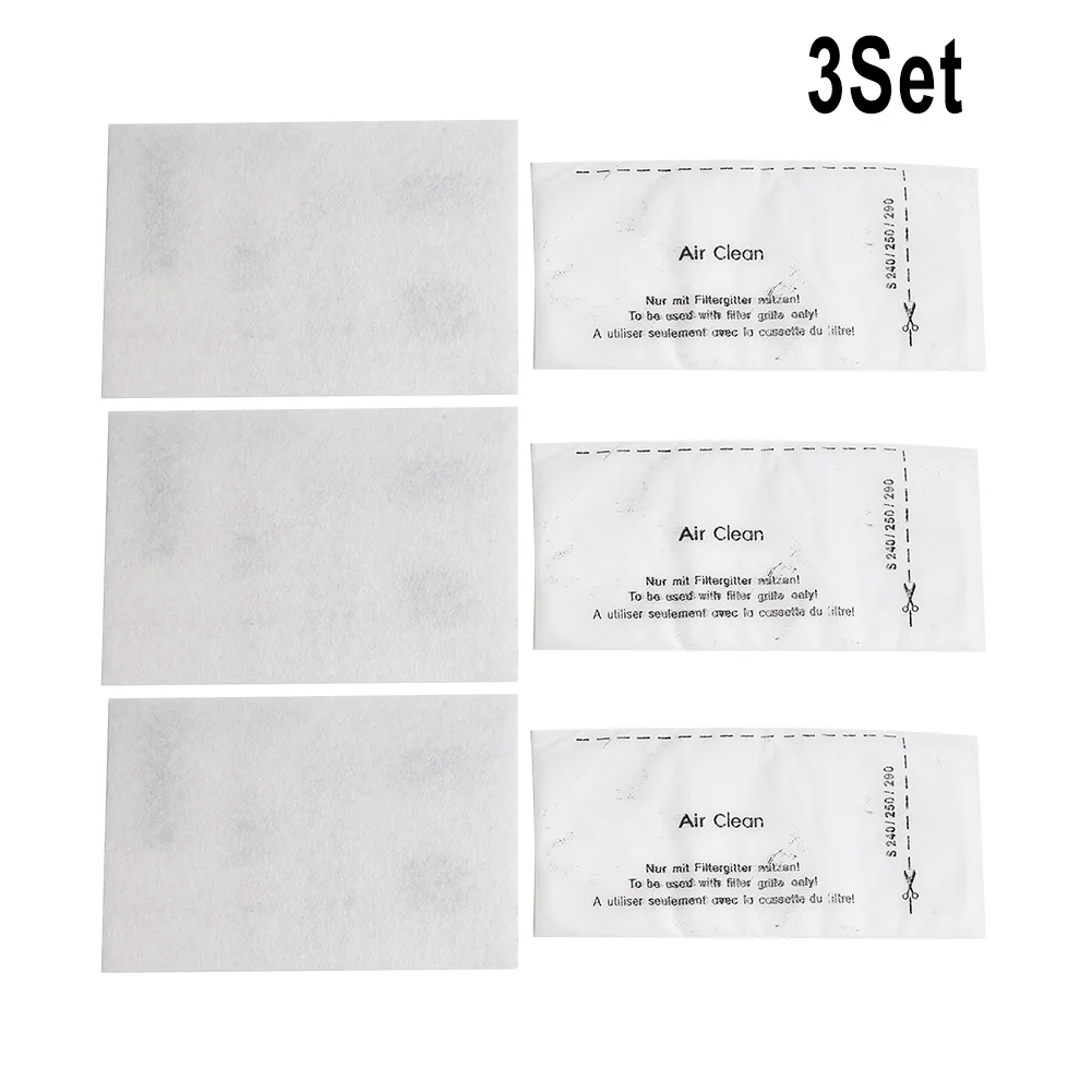 3pcs Air Clean Filters 3pcs Motor for Filter for miele Air Clean & Motor Filters Sf-SAC 20/30 Vacuum Cleaner 3944711