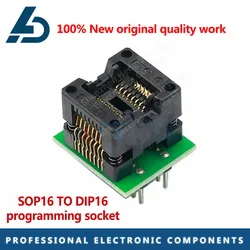 SOP16 TO DIP16 SOP16 turn DIP16 SOIC16 to DIP16 IC socket Programmer adapter Socket 150mil