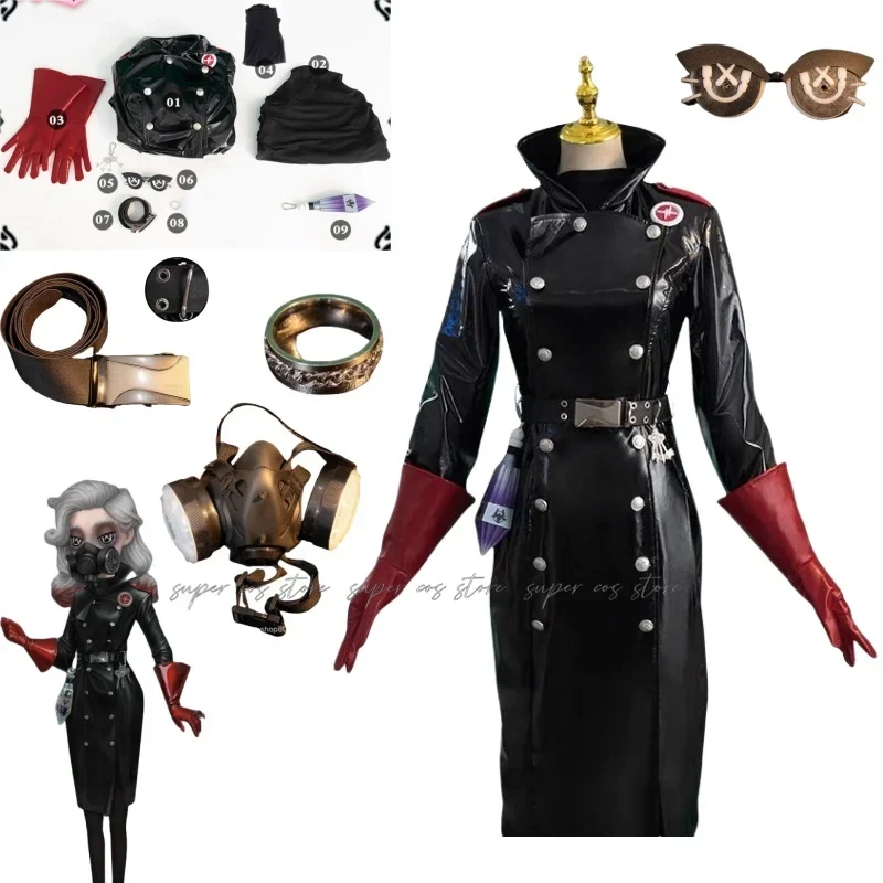 Identity V Ada Mesmer Psychologist Call Of The Abyss Suit Dresses Cosplay Costume Wig Mask Costime Doomsday Rescuer Cosplay Cos