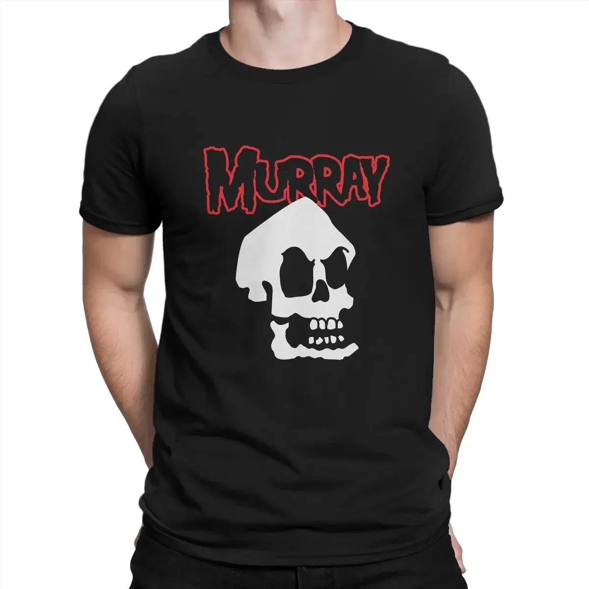 Monkey Island Game LeChuck Elaine Guybrush Men's TShirt Skull Murray Distinctive Polyester T Shirt Original Streetwear Hipster