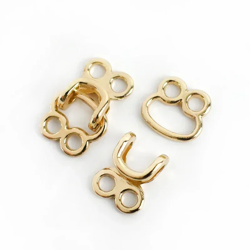 

10-50Pcs 18-27mm Metal Invisible Hook Garment Clasp Jeans Skirts Collar Adjustable Buckle Clothing Repair DIY Sewing Accessories