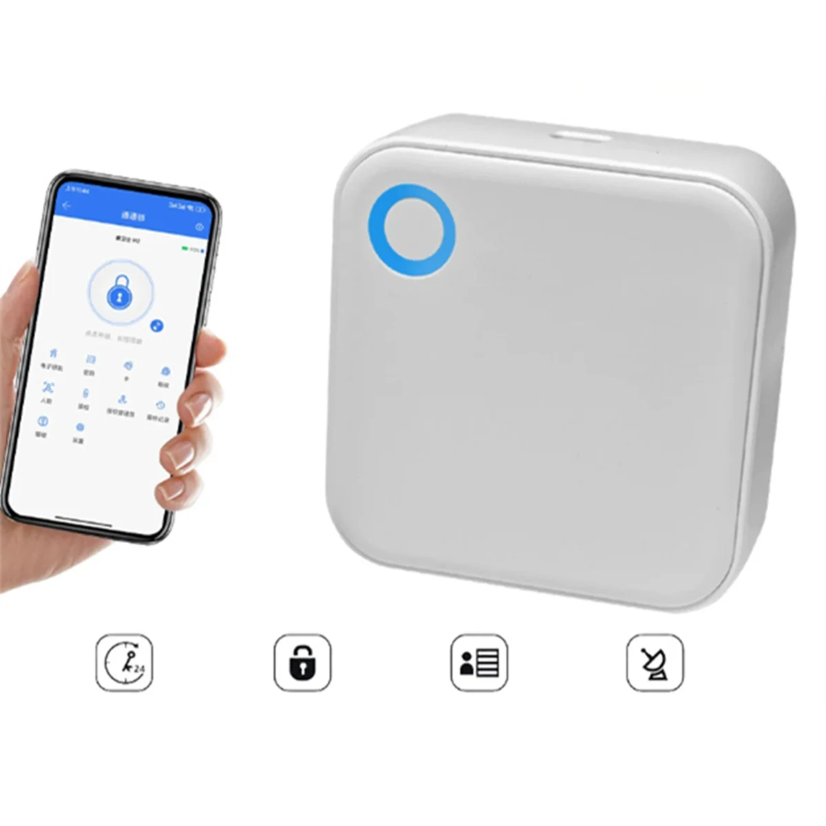 

2025+Smart TTLock APP G5 Gateway Remote Control Unlock Bluetooth to Wifi Router for Home Security for Real-Time Monitoring