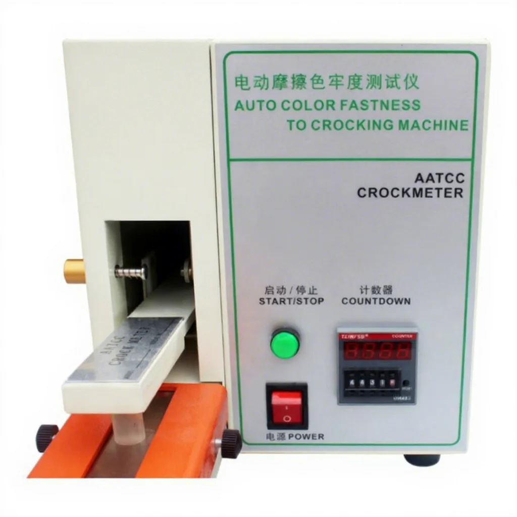 Auto Color Fastness to Crocking  rasion Testing Machine with IP55 Protection 220V High Accuracy 0.5%