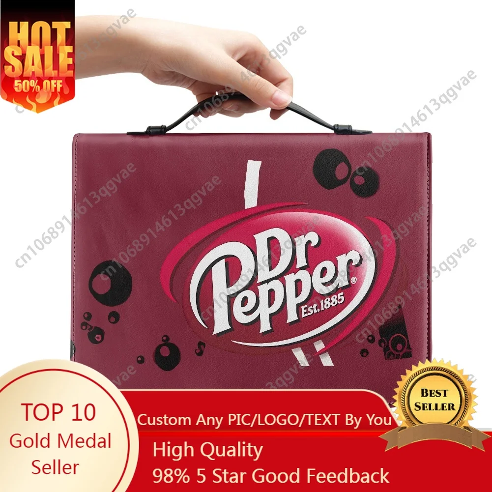 

Dr Pepper Carbonated Soft Drink Custom Bible Bags Christian Gifts Covers Bible Pack Waterproof Leather Bag Pockets Package Case