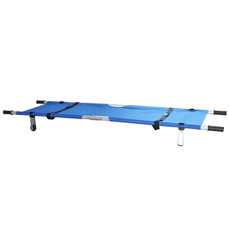 Folding Stretcher Emergency Rescue Collapsible Stretcher Medical Aluminum Loading Folding Medical Equipment Rescue Twice folded