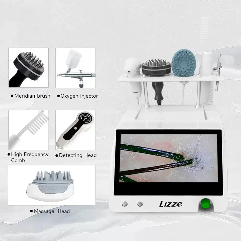 Scalp Hair Detection Device, Five in One Hair Detection and Care Comprehensive Device, Massage Imported Into Hair Care Center