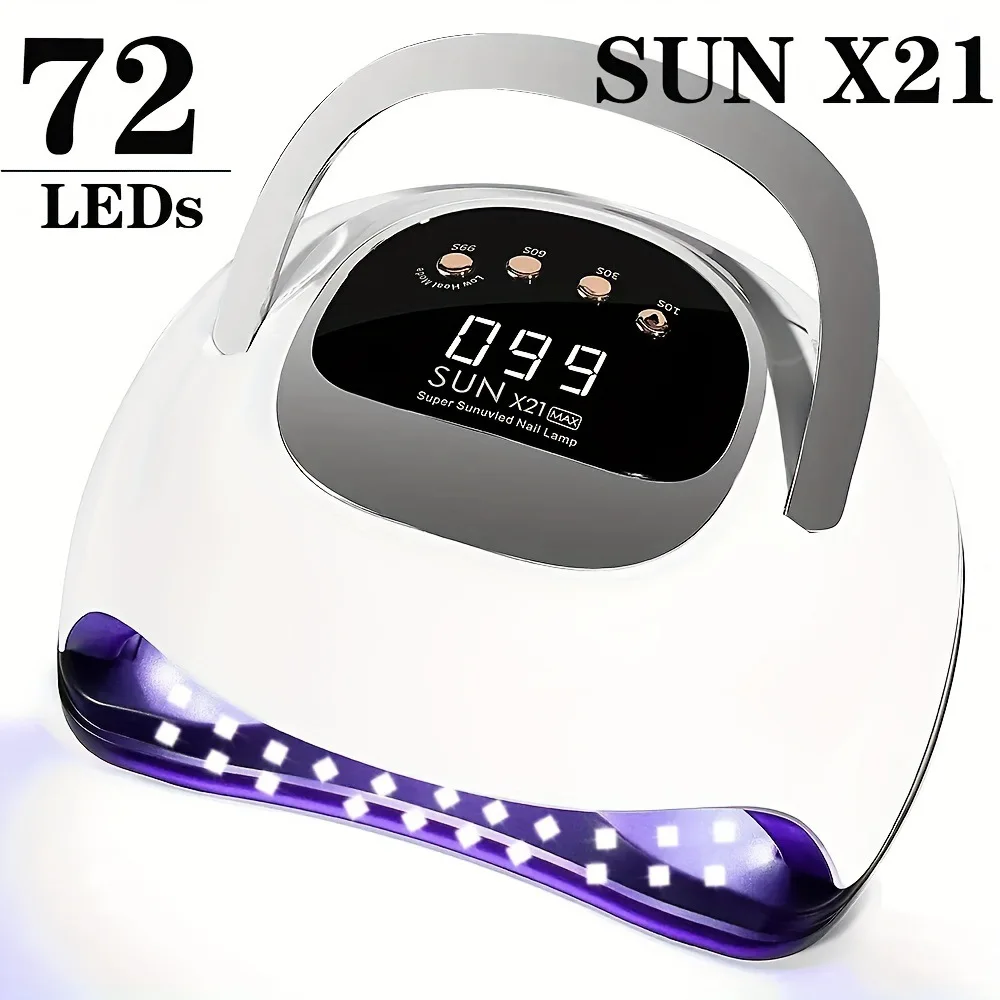 NEW 320W High Power UV LED Nail Lamp For Manicure 72LEDS Gel Drying Machine With Large LCD Touch Professional Manicure Machine