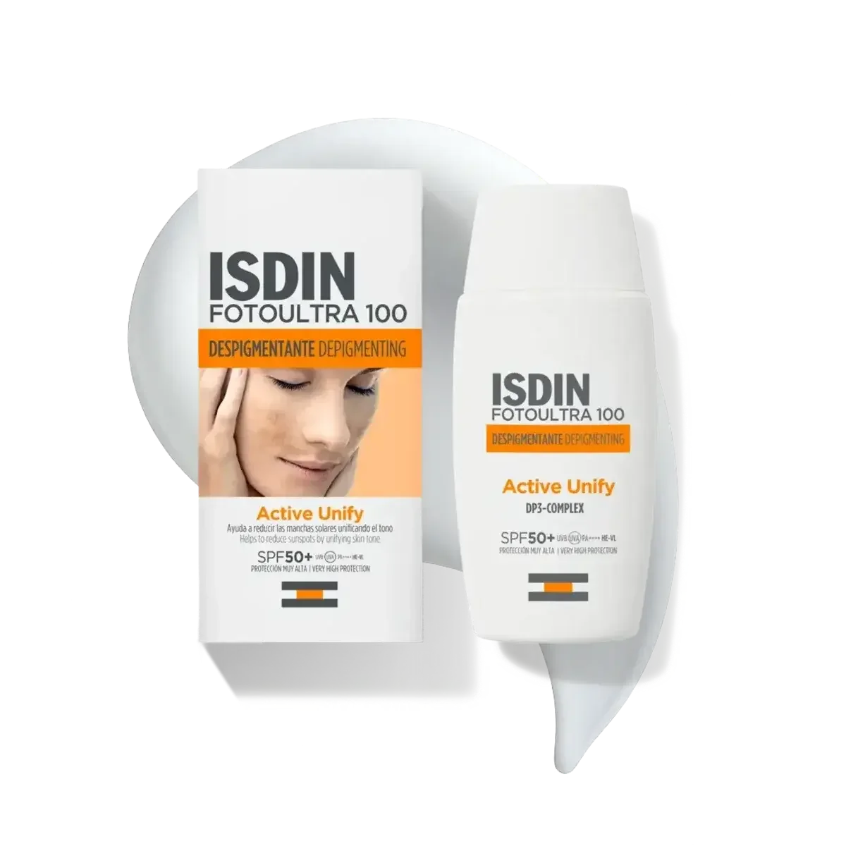 ISDIN - FotoUltra 100 Active Unify crema fotoprotettiva viso SPF 50+ con DP3-Complex® 50 ml