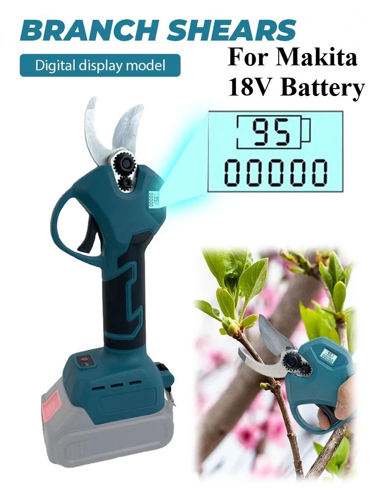 

Electric Scissors Portable Cordless Pruning Shears Brushless Garden Pruner Cutter for Makita 18V Battery Garden Tools Battery