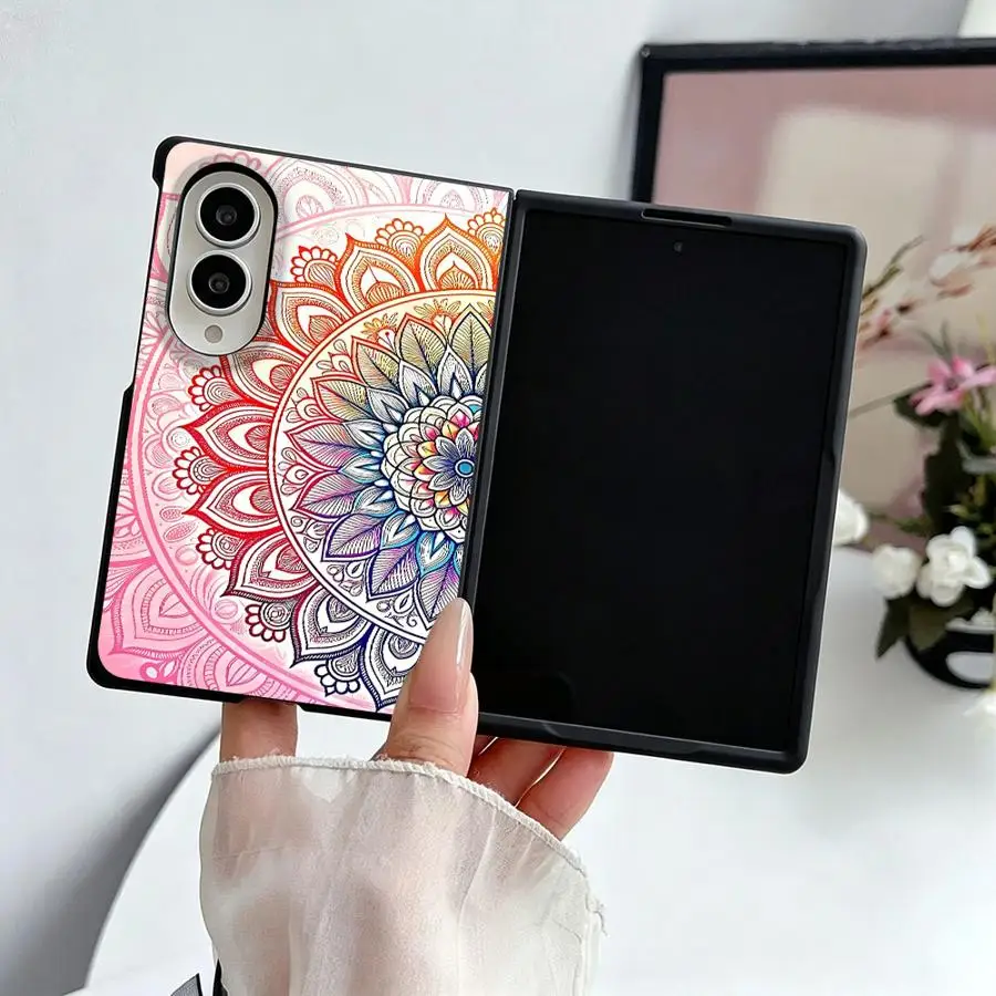 Mandala Art Flower Luxury Phone Cover Case for Samsung Galaxy ZFold8 Z Fold 8 ZFold Wide Z Fold8 Wide