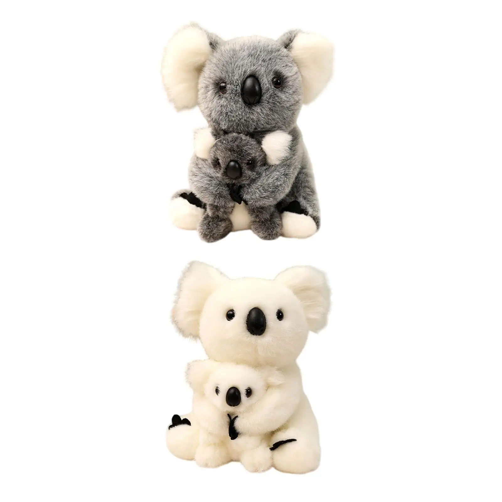 Mum and Baby Koala Plush Toy Koala Bear Stuffed Toy Huggable Throw Cushion Home