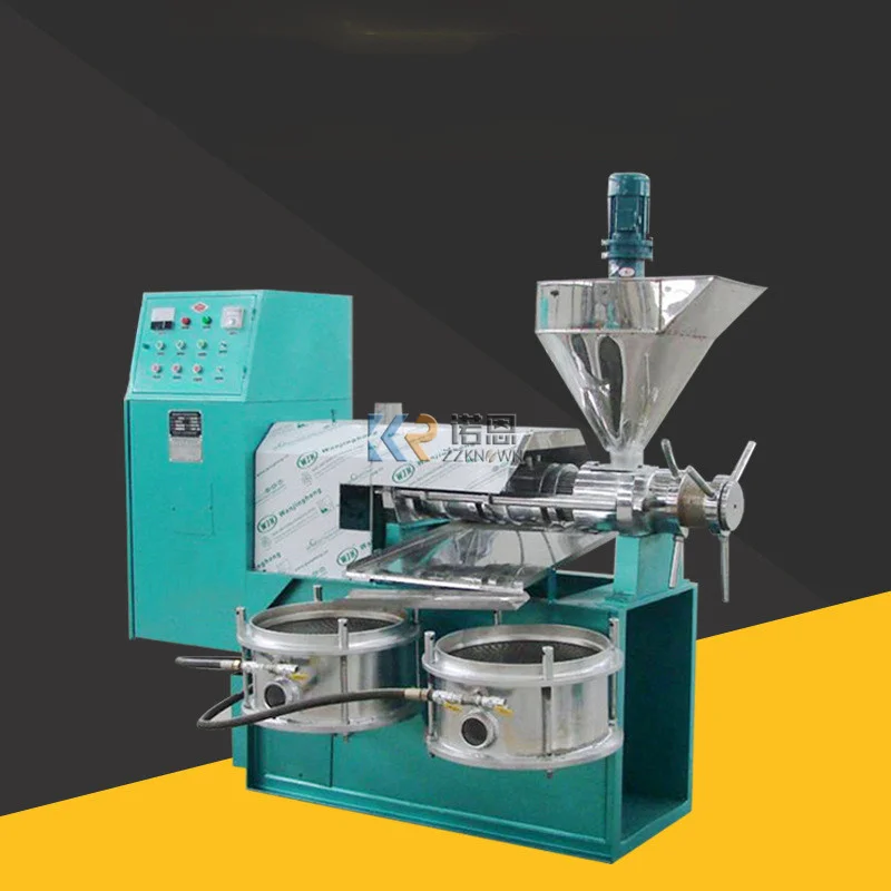 2023 Soybean Sunflower Oil Pressers Extraction Peanut Pressing Machine Filter Corn Plant Cooking Screw Oil Press Machine