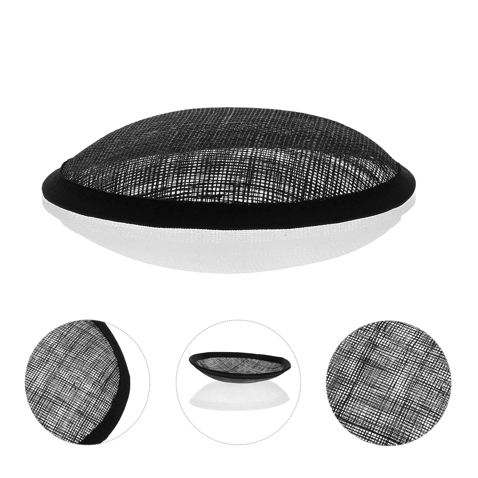 1 قطعة قبعة ورأى الكتان أنيق دائم DIY بها بنفسك قبعة صنع الملحقات شبكة أغطية الرأس التصميم الإبداعي أغطية الرأس الملحقات