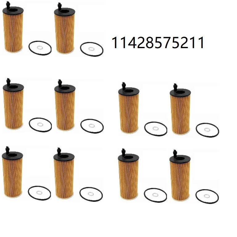 

10pcs Oil Filter for BMW 1 2 3 4 5 6 7 X3 X4 X5 Z4 F20 F21 F23 F87 F30 F80 G20 G28 G80 F34 G21 G81 F33 F83 F36 11428575211