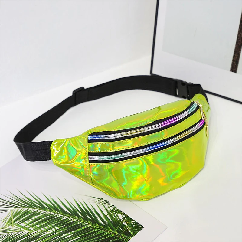 New Running Women's Crossbody Bag Outdoor Personalized Beach Bag Laser Chest Bag